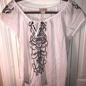 Embroidered top